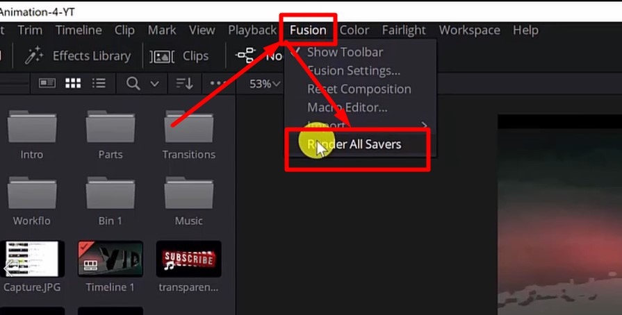grab and export still as image out of davinci resolve 17 - using saver node