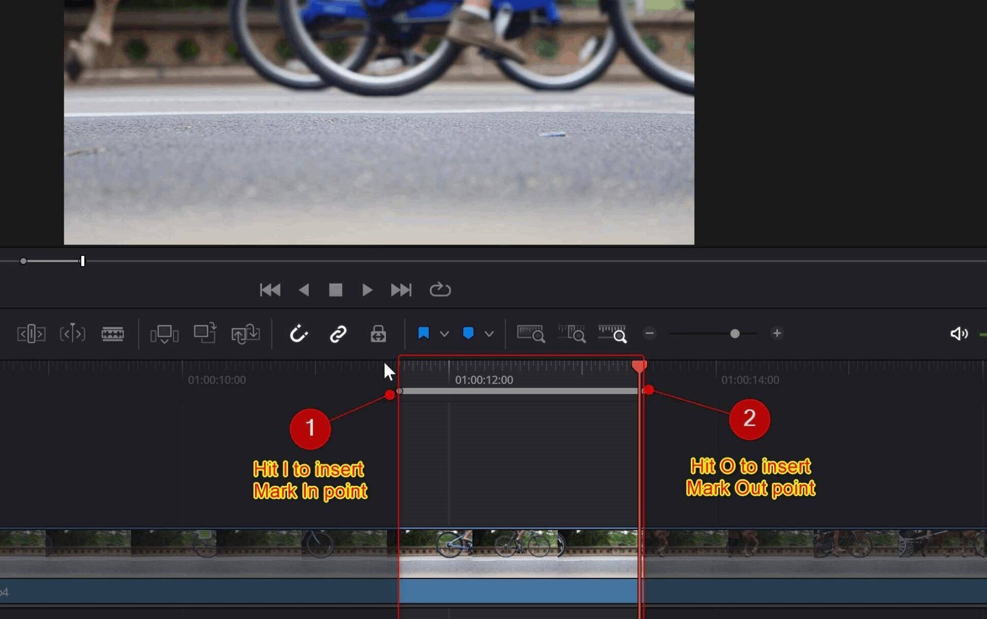 How To easily LOOP part of Video in DaVinci Resolve