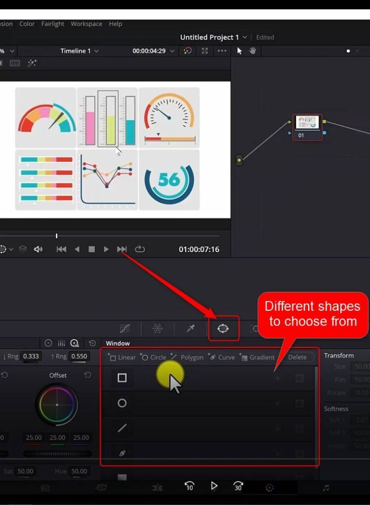 window icon color tab davinci resolve